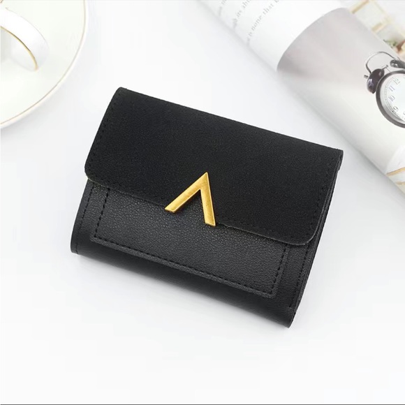 Women's Tri-Fold Short Wallet with Mini Coin Purse - Picture 1 of 3
